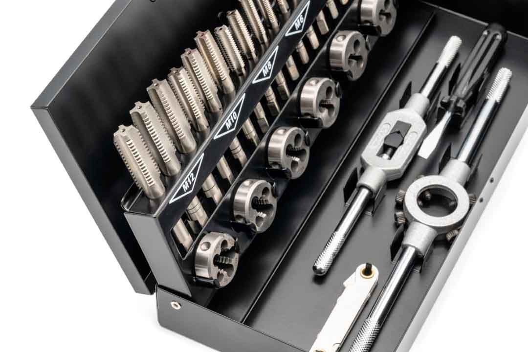 BAER Kit de tarauds à main HSS | Filières | Outils : M 3 – 12  – Image 6