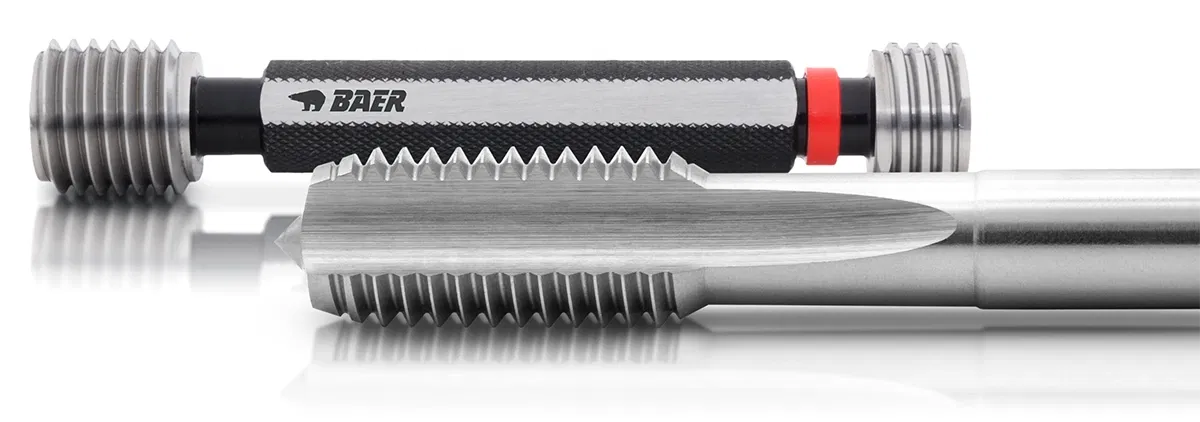 Thread tap and thread gauge by BAER Thread tap and thread gauge by BAER