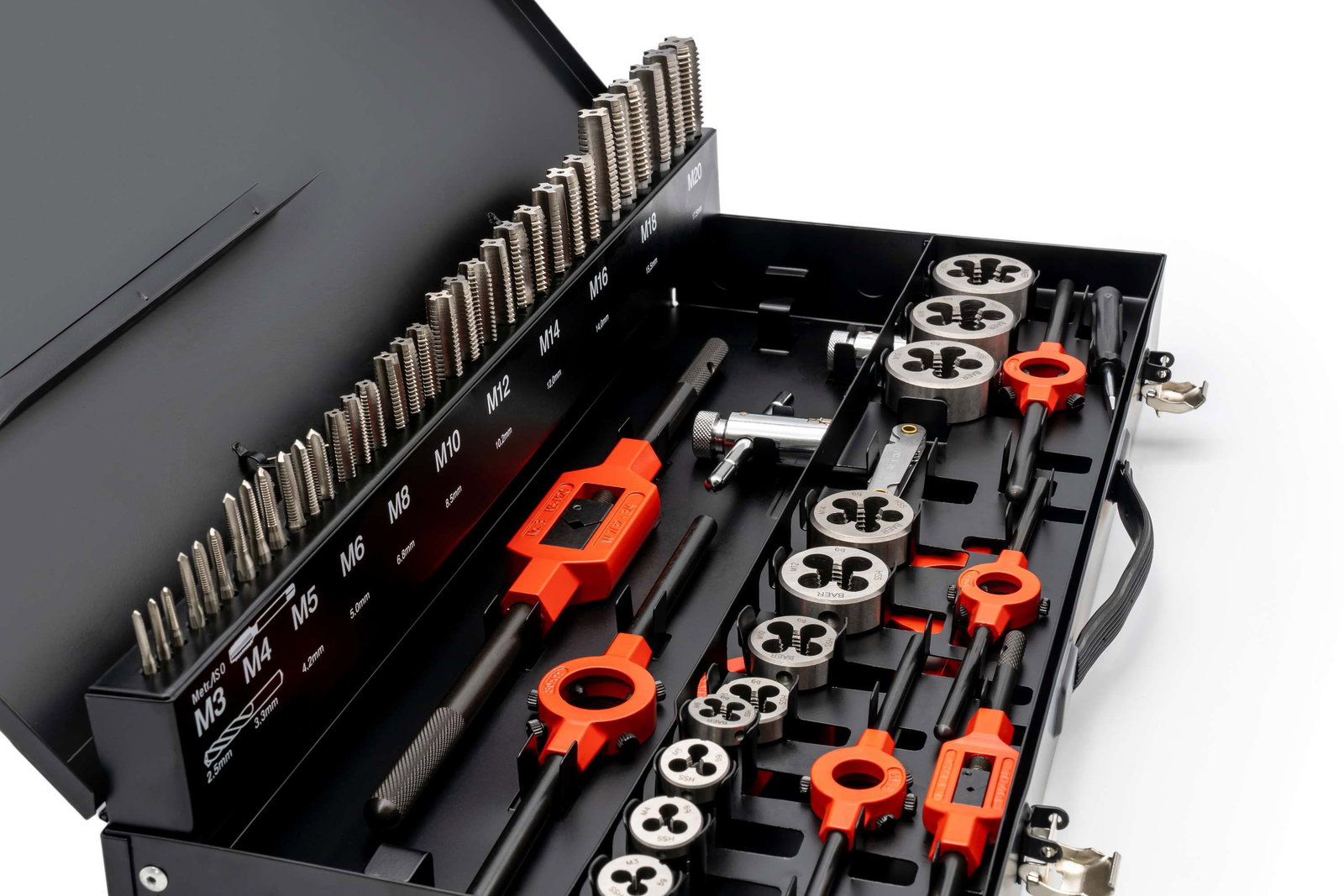 BAER SET HSSE ACIER INOX Tarauds manuels | Filières | Outils : M 3 - 20 – Image 6