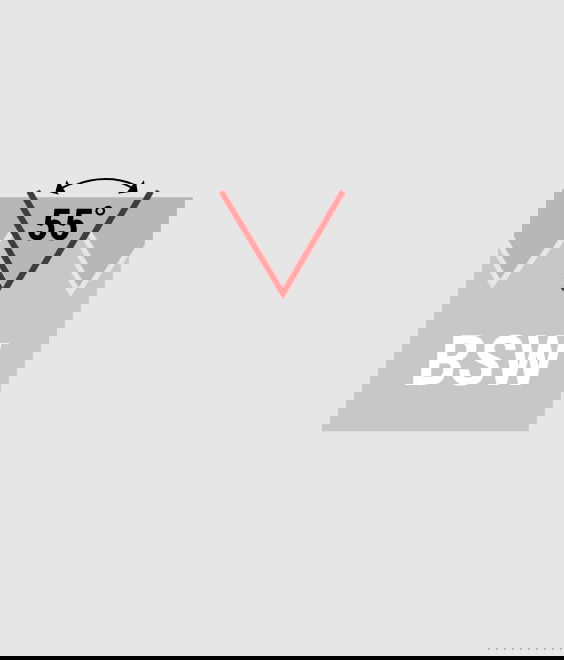 Illustration of  BSW - british coarse thread