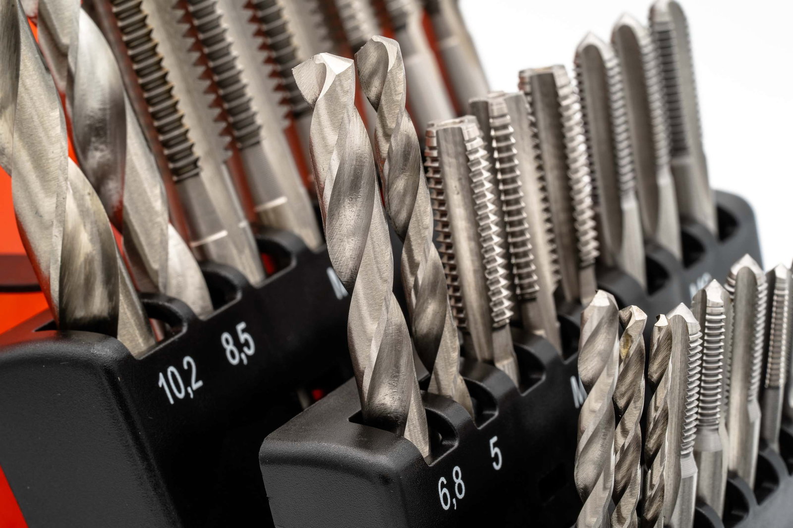 BAER Set HSSG: Einschnittgewindebohrer (3 St. je Abmessung) | Kernlochbohrer: M 3 - 12 – Bild 8