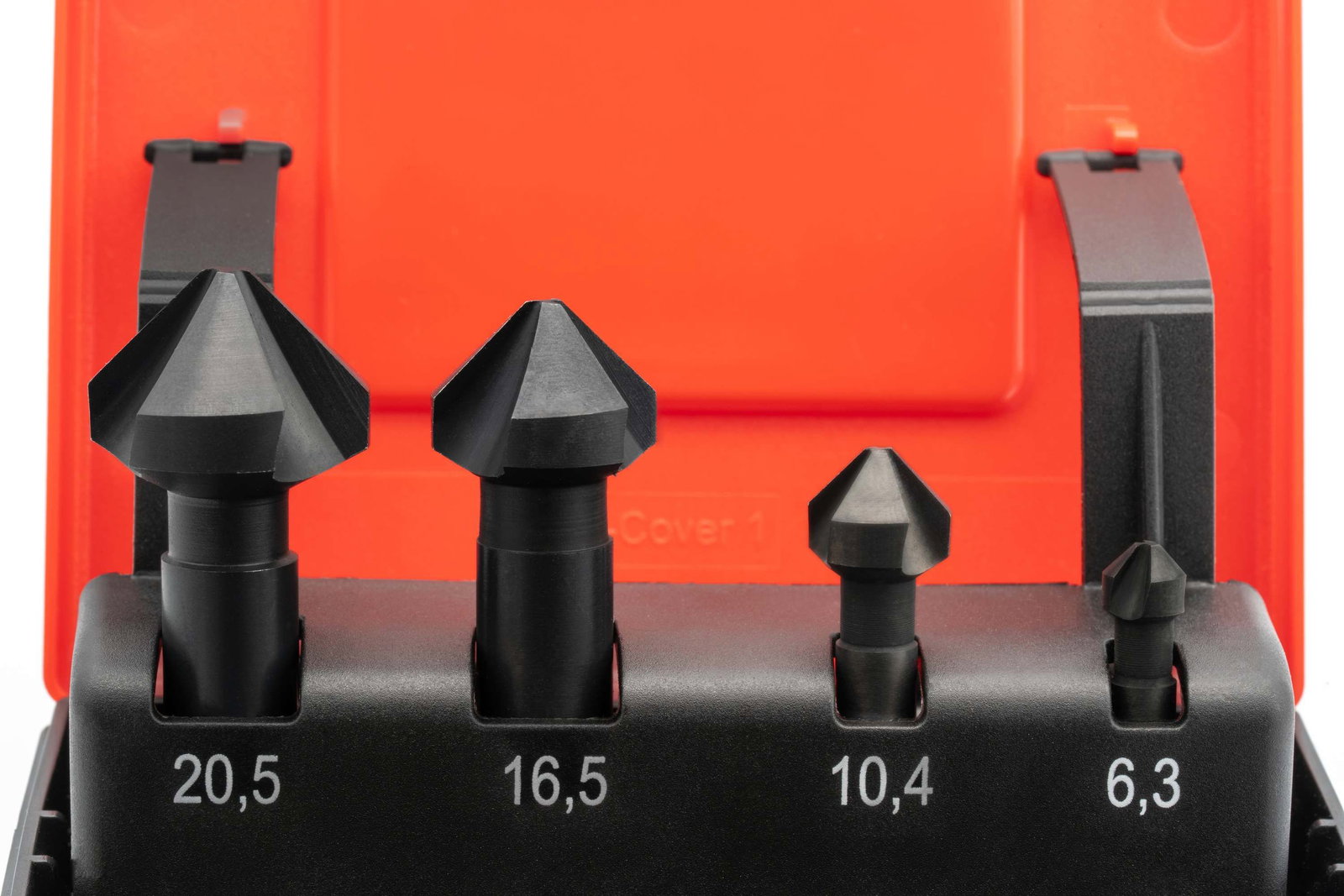 HSSE-VAP Set di svasatori a 90° da 6,3 a 25,0 mm - per acciaio inox