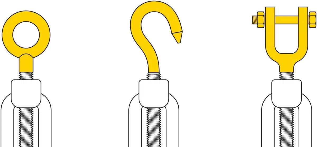 Spannschlösser Typen Spannschlösser Typen