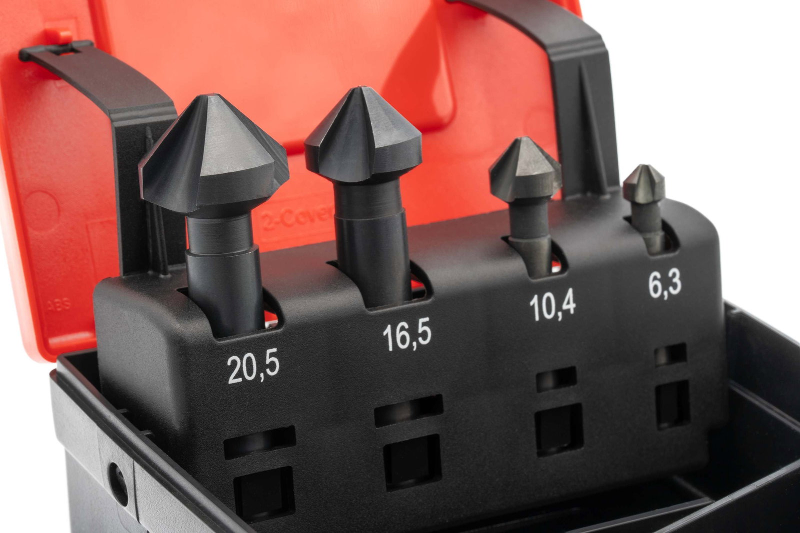 HSSE-VAP Set di svasatori a 90° da 6,3 a 25,0 mm - per acciaio inox