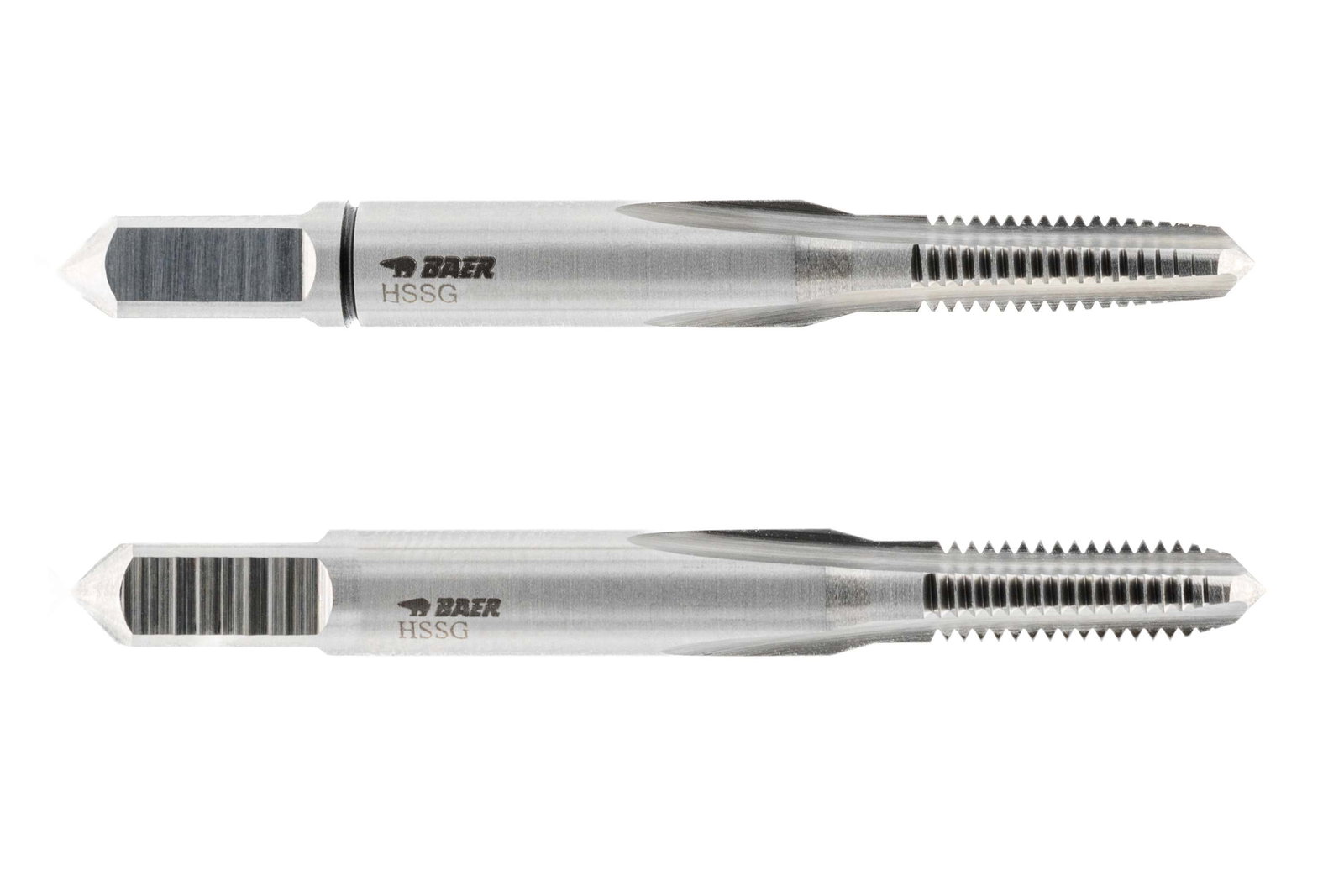 BAER HSSG Hand Tap Set (2pcs.) UNF 1/4 x 28
