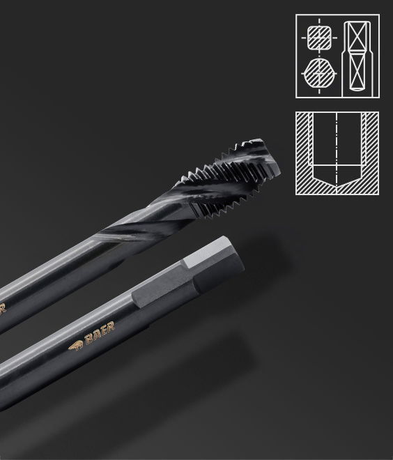 Illustration of TriTap for drilling machines