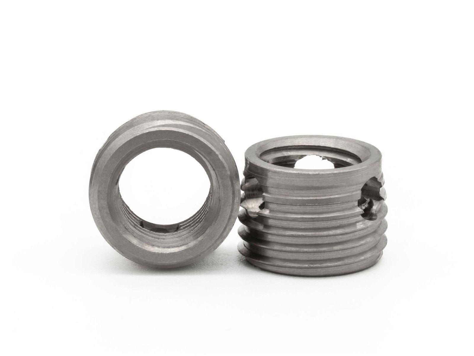 BaerFix Thread Inserts with cutting holes M 6 x 1.0 - 8 mm - 1.4305 - 10 pcs. – Image 2