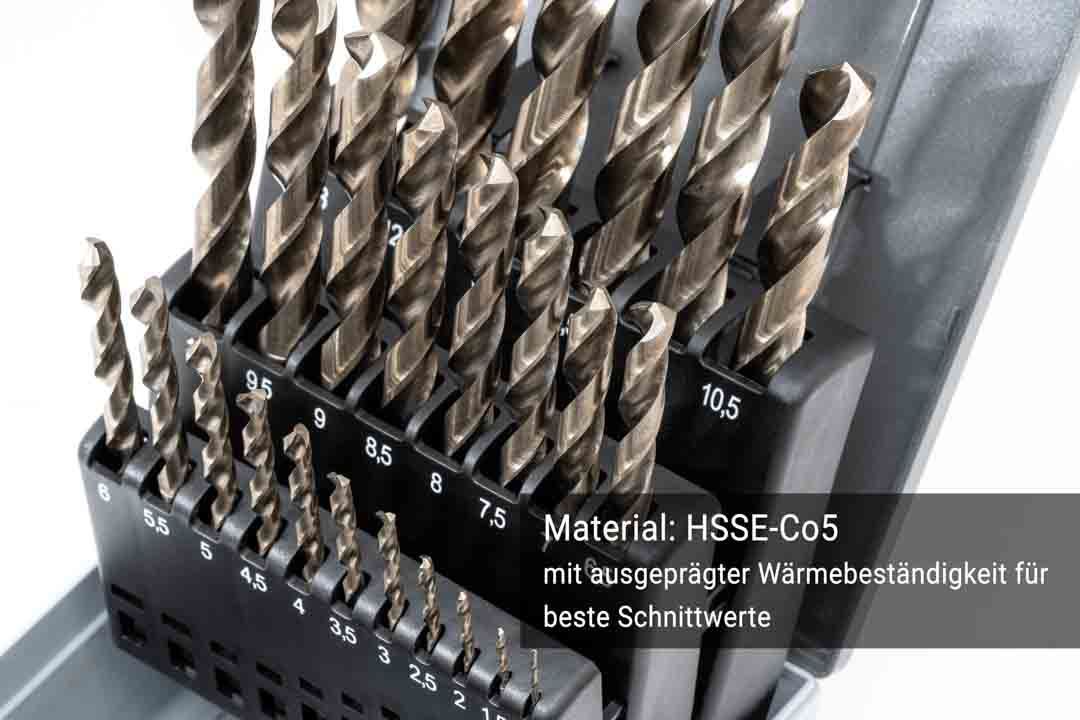 HSSE Extreme Drill Bit Set (0.5mm rising) 1 - 13 mm