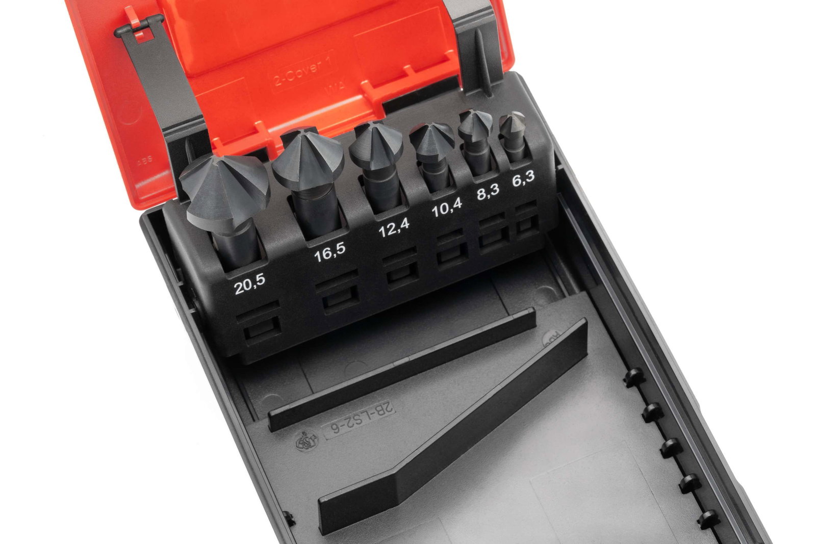 HSSE-VAP Set di svasatori a 90° da 6,3 a 20,5 mm - per acciaio inox – Immagine 2