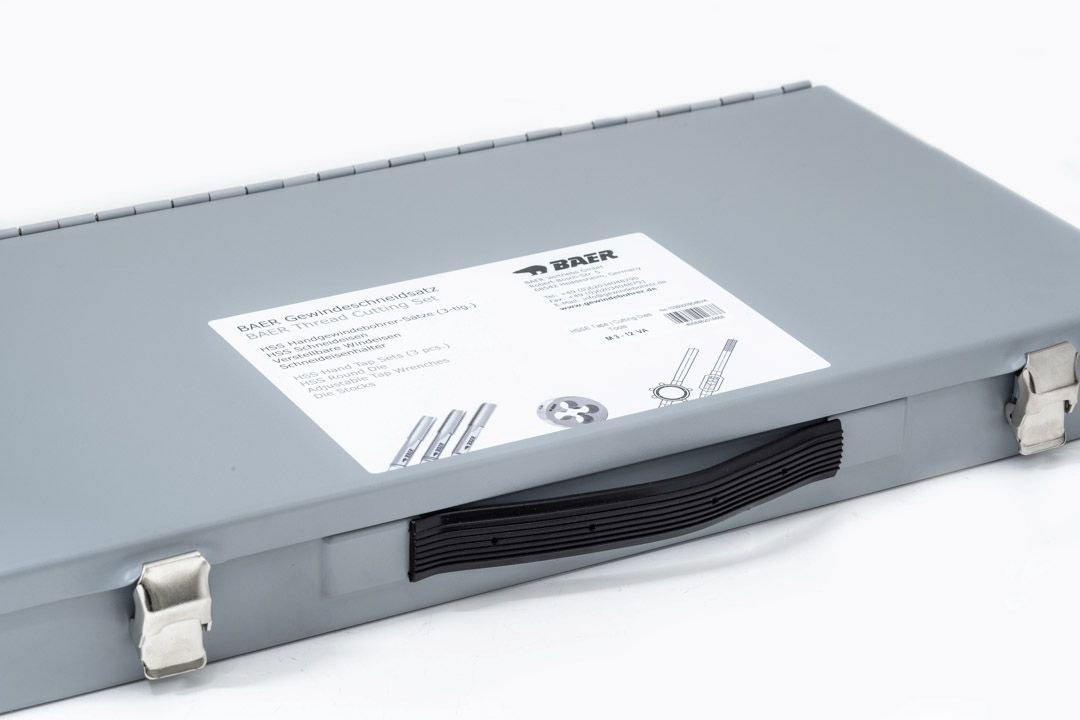 BAER SET HSS ACCIAIO INOX: Maschi a mano | Filiere | Utensili : M 3 - 12 – Immagine 6