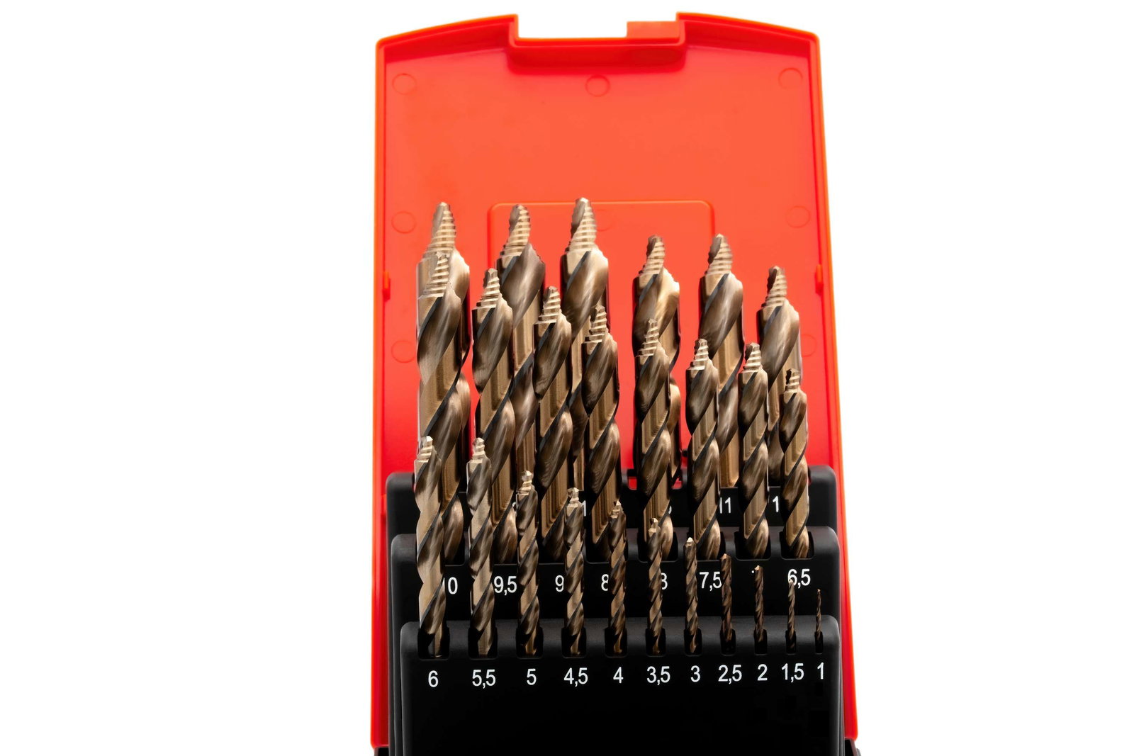 BAER HSSE/Co5 TurboCentrix drill bit set (0.5 mm incremental) 1 - 13 mm