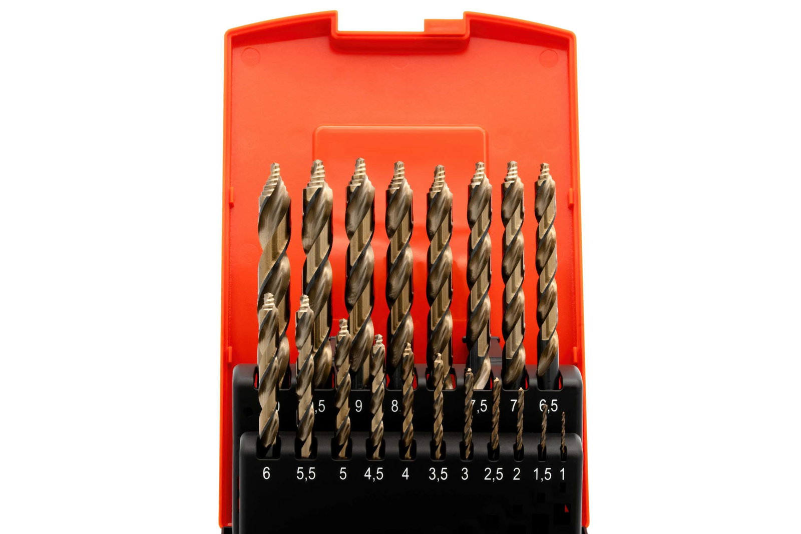 Set di punte BAER HSSE/Co5 TurboCentrix (0,5 mm incrementali) 1 - 10 mm