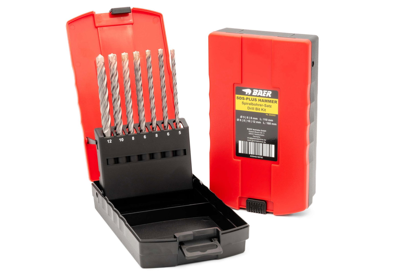 SDS-Plus Marteau perforateur Jeu (7 pcs.) 5 - 12 mm