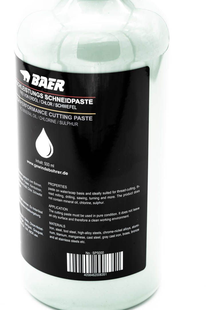 BAER Hochleistungs Schneidpaste 500 ml