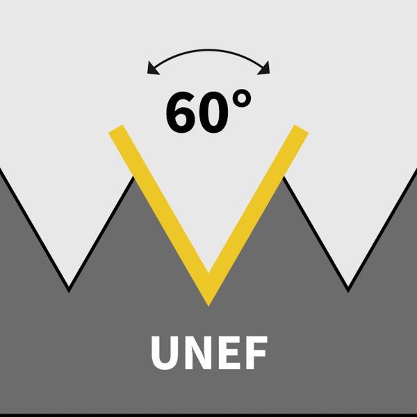 Abbildung von UNEF - amer. Extra-Feingewinde