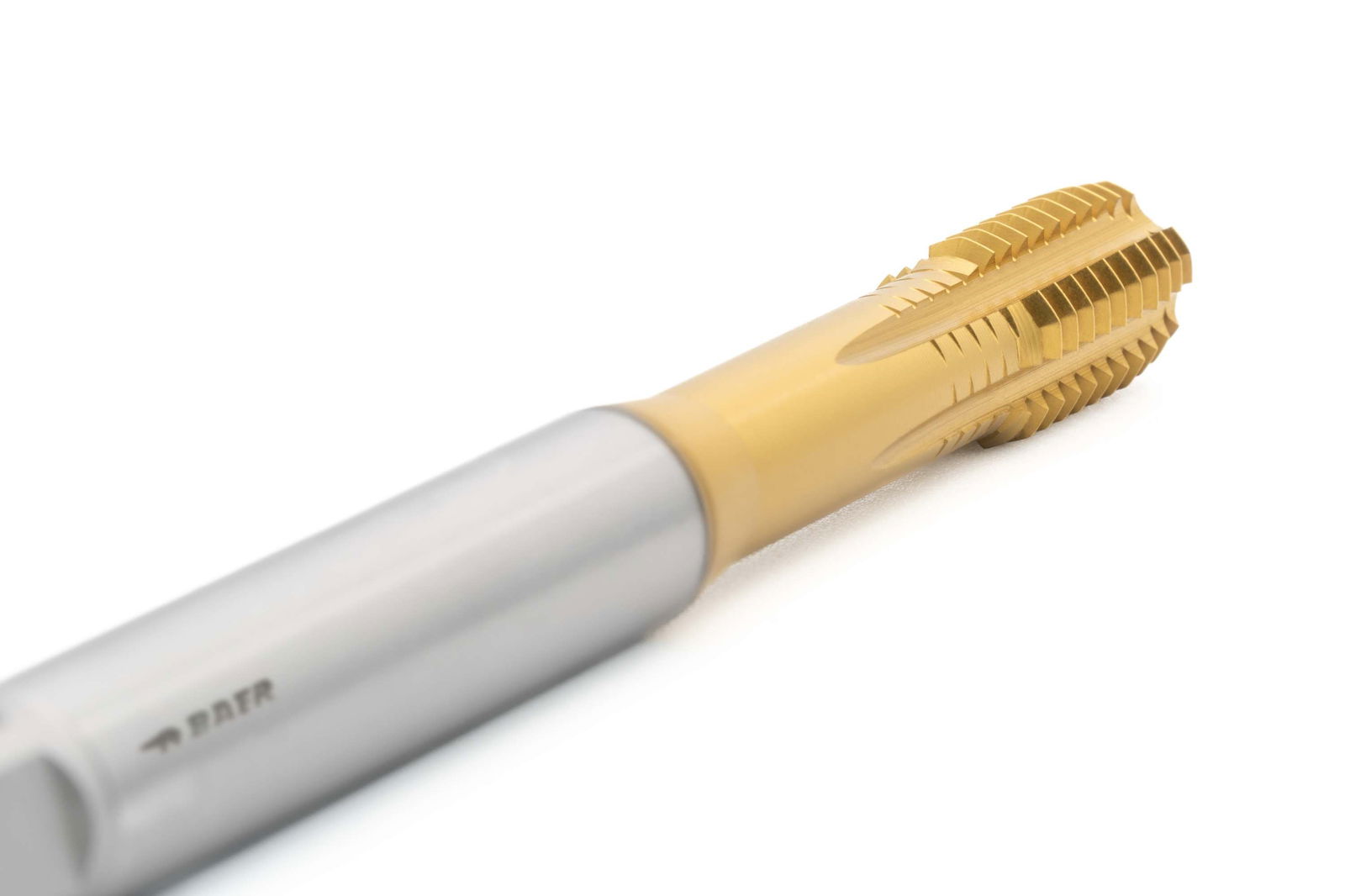 BAER Rubinetto di formatura HSSE-TiN M 2,2 x 0,45 - DIN 371 con scanalature per olio – Immagine 3