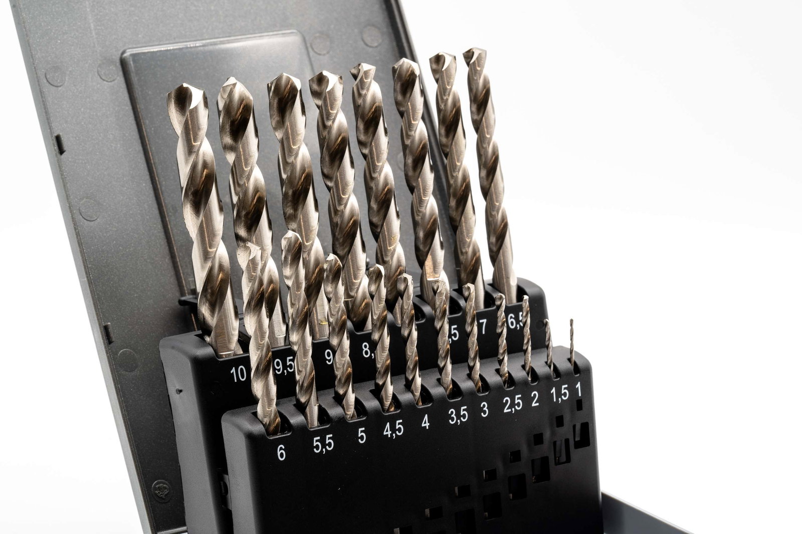 HSSG Drill Bit Set (0.5mm rising) 1 - 10 mm