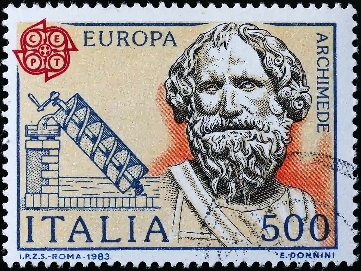 Archimedes Italien Briefmarke Archimedes Italien Briefmarke
