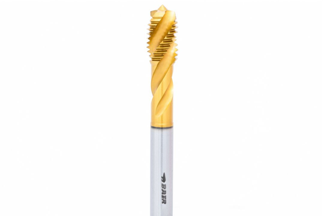 BAER Set HSSE-TIN: Maschinengewindebohrer Sackloch | Kernlochbohrer: M 3 - 12