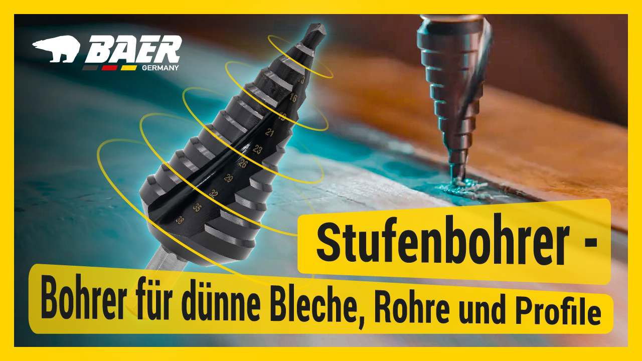 HSS-TiAlN Step Drill 4 - 20 mm (9 steps)