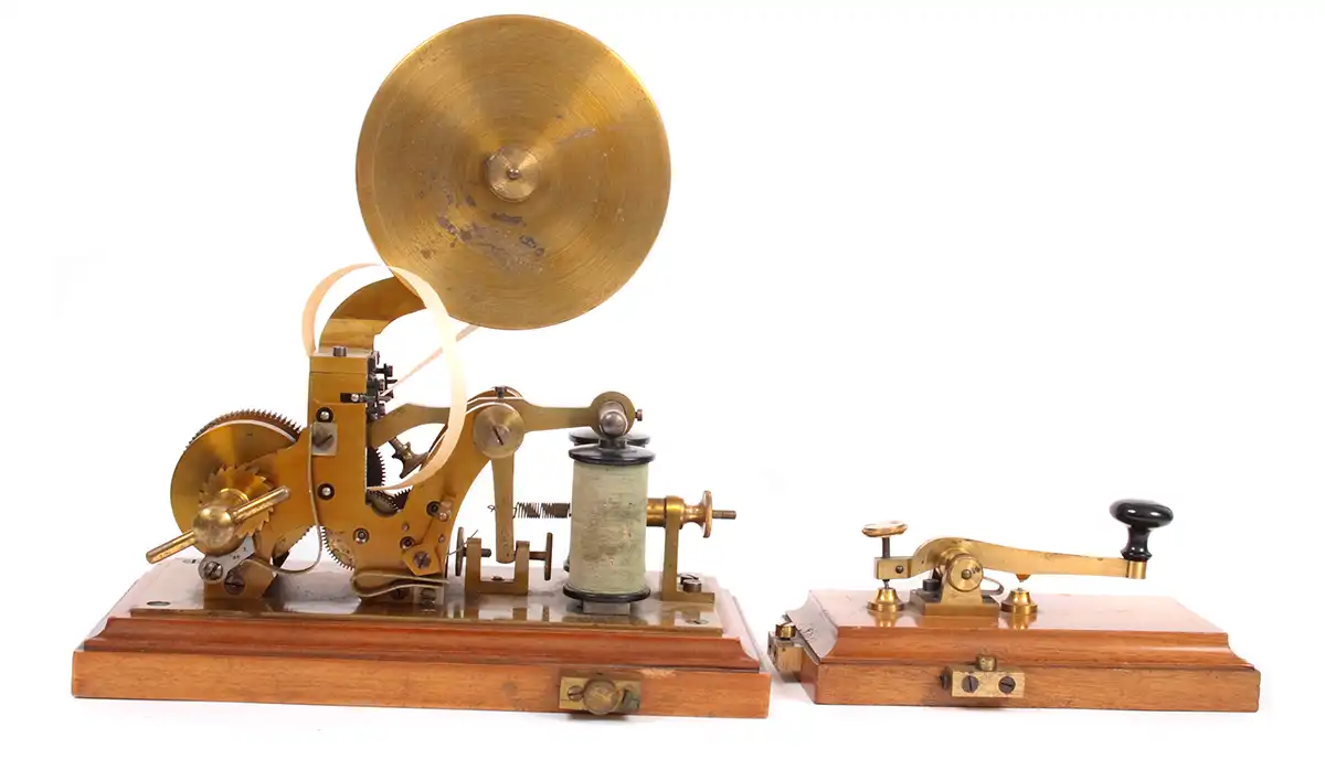 Alte Telegrafenmaschine Alte Telegrafenmaschine