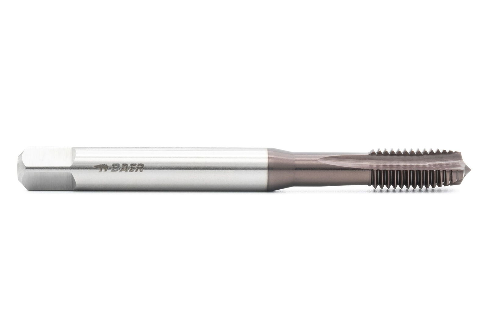 BAER HSSE-TiAlN Machine Tap Form B - UNC No. 2 x 56 - DIN 371 Stainless Steel