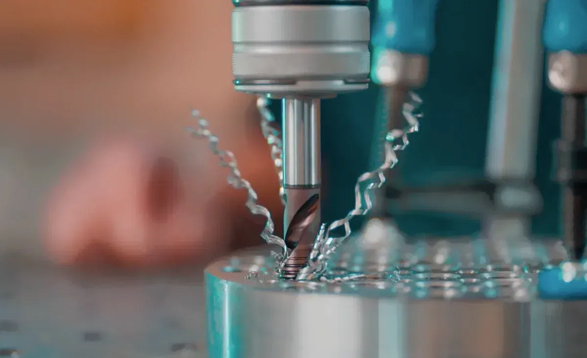 Gewindeschneidmaschine Nahaufnahme Gewindeschneidmaschine Nahaufnahme