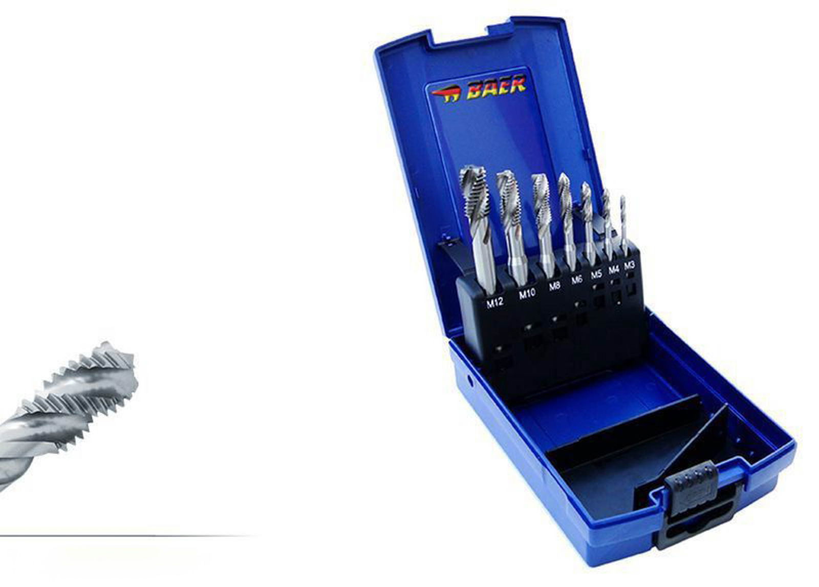 BAER Set HSSG: Machine Taps blind holes: M 3 - 12 BAER Set HSSG: Machine Taps blind holes: M 3 - 12