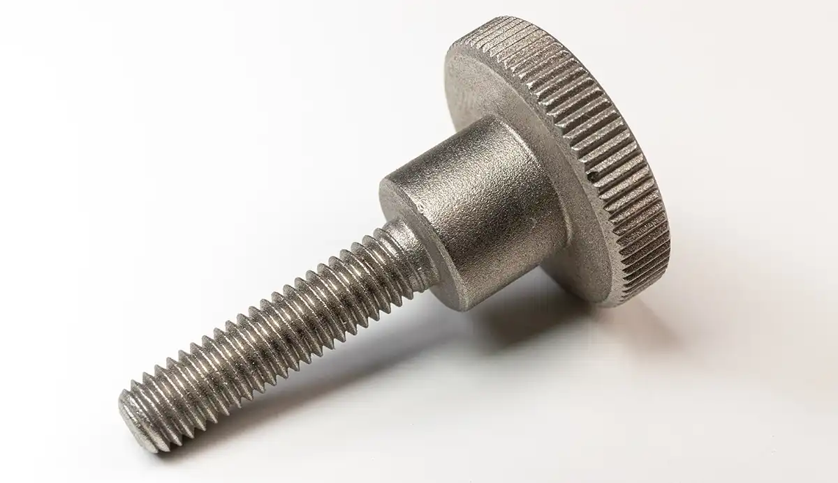 Metallischer Rändelschraube Metallischer Rändelschraube
