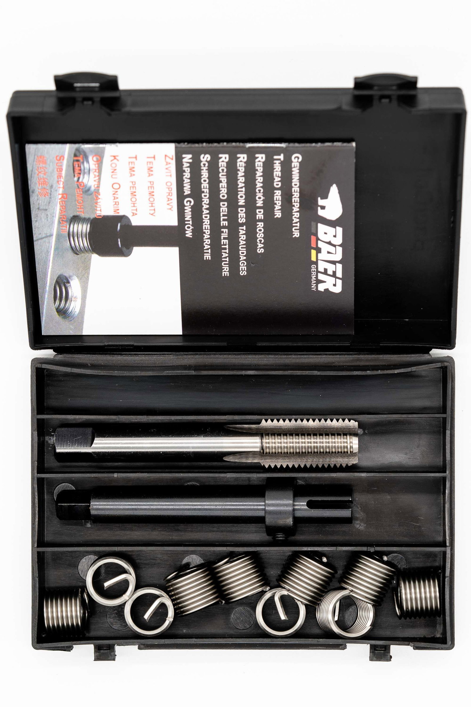 BaerCoil Kit di riparazione della filettatura del carburatore 1'' x 20