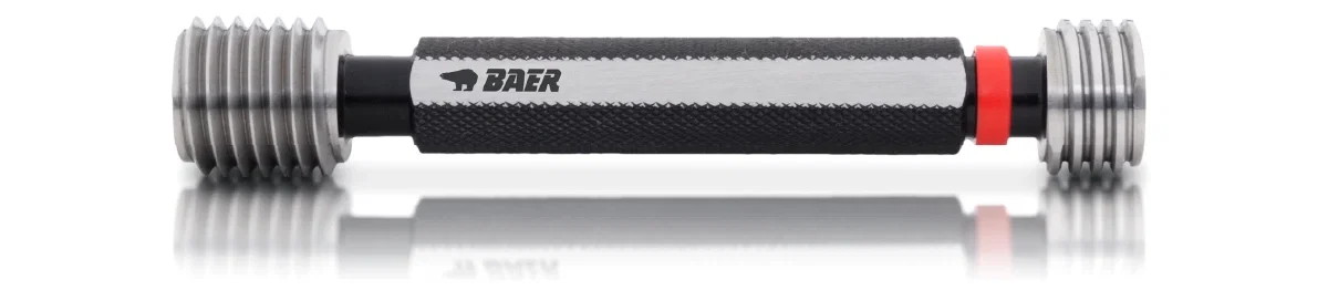 Gewindelehre mit Innen- und Außengewinde